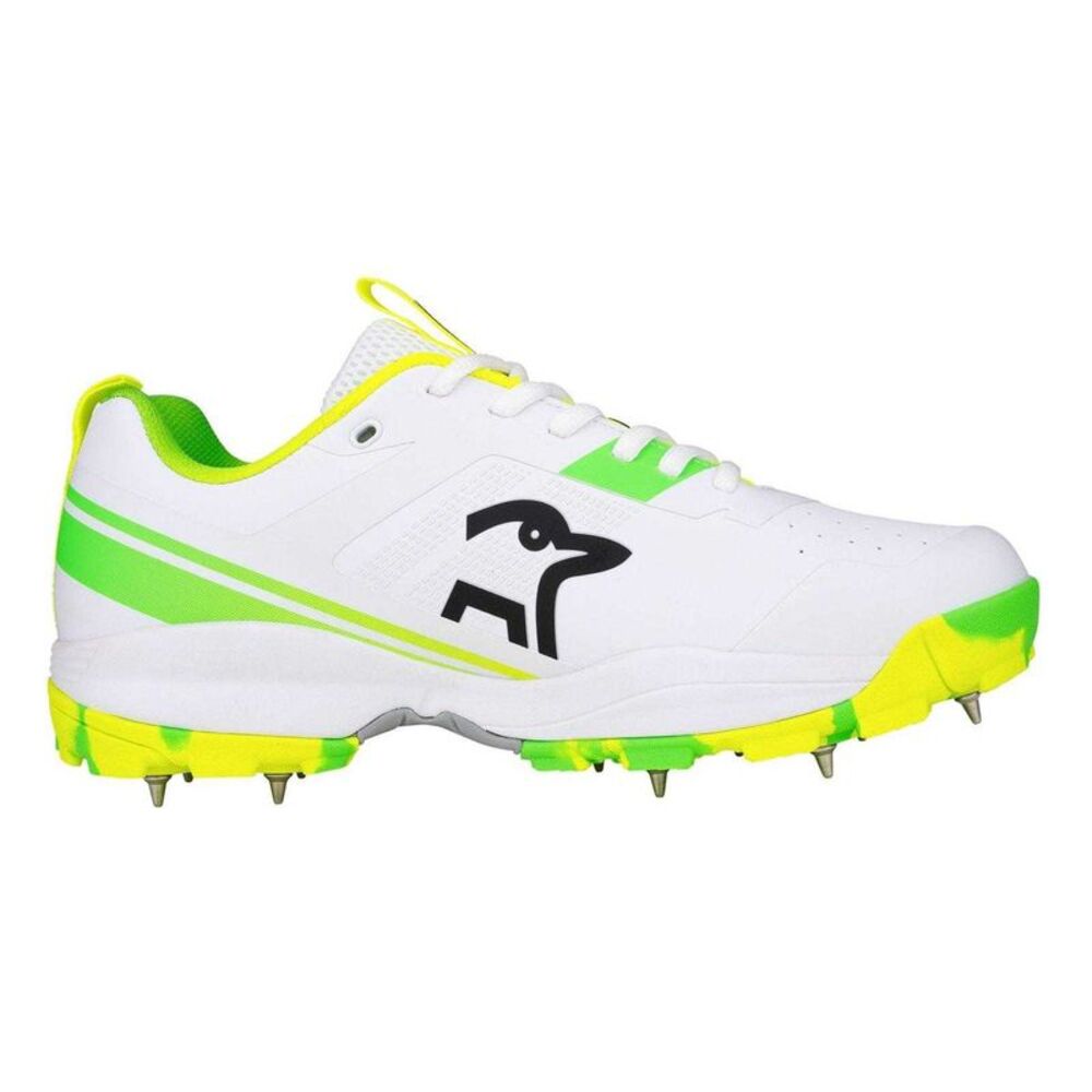 Kookaburra Mens Pro Cricket Shoes / White/Green